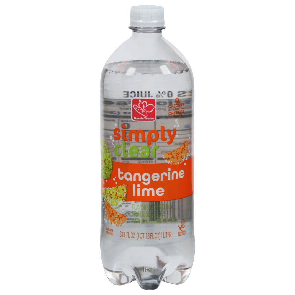 slide 1 of 1, Ht Simply Clear Tangerine Lime, 33.8 oz