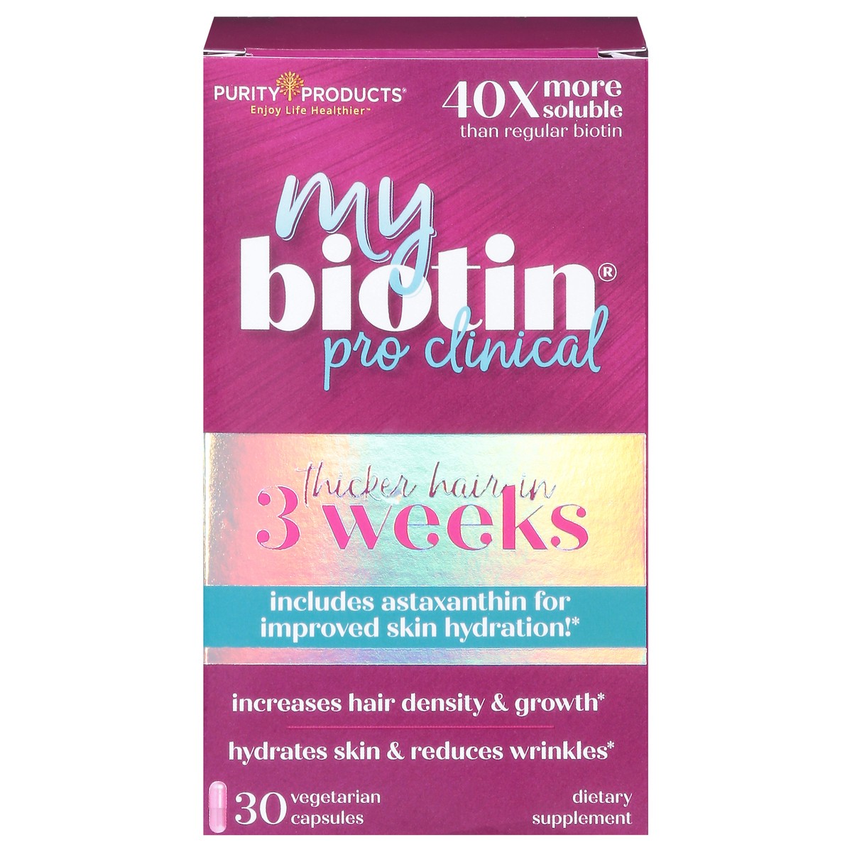 slide 4 of 4, Purity Products Mybiotin Pro Clinical, 30 Ct, 30 ct