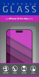 ZGearTempered Glass Screen Protector for iPhone 15 Pro Max