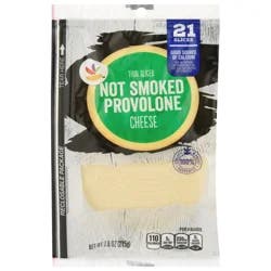 Giant Provolone Cheese Not Smoked Thin Sliced - 20 ct