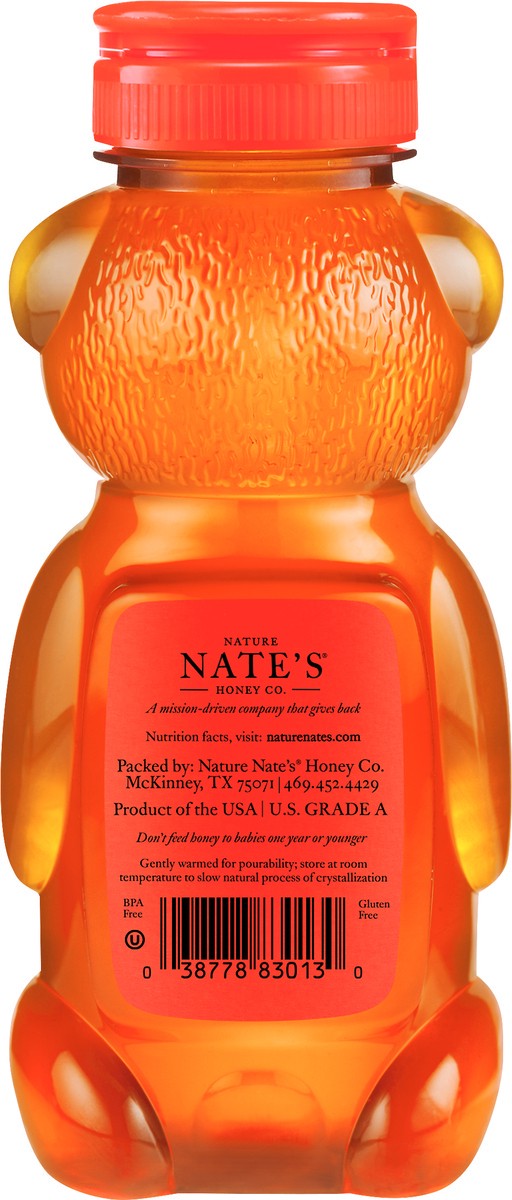 slide 4 of 5, Nature Nate's Raw & Unfiltered Honey, 12 oz