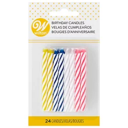 Wilton Assorted Colors Celebration Candles