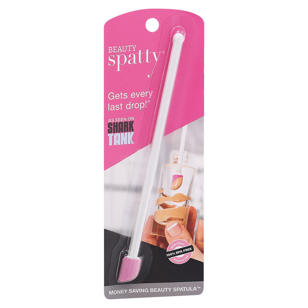 slide 2 of 9, Spatty Money Saving Beauty Spatula 1 ea Blister Pack, 1 ct
