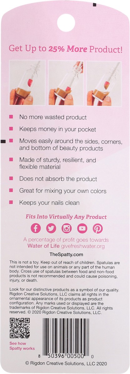 slide 8 of 9, Spatty Money Saving Beauty Spatula 1 ea Blister Pack, 1 ct