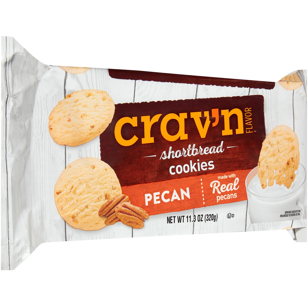 slide 2 of 10, Crav'n Flavor Peacn Shortbread Cookies, 11.3 oz