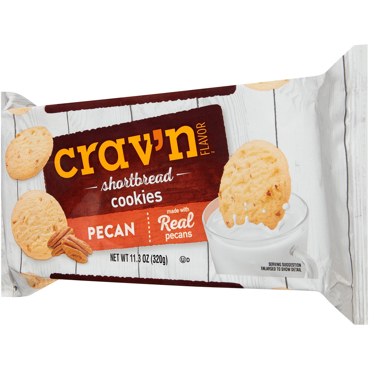 slide 3 of 10, Crav'n Flavor Peacn Shortbread Cookies, 11.3 oz