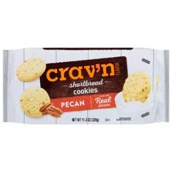 Crav'n Flavor Peacn Shortbread Cookies - 11.3 oz