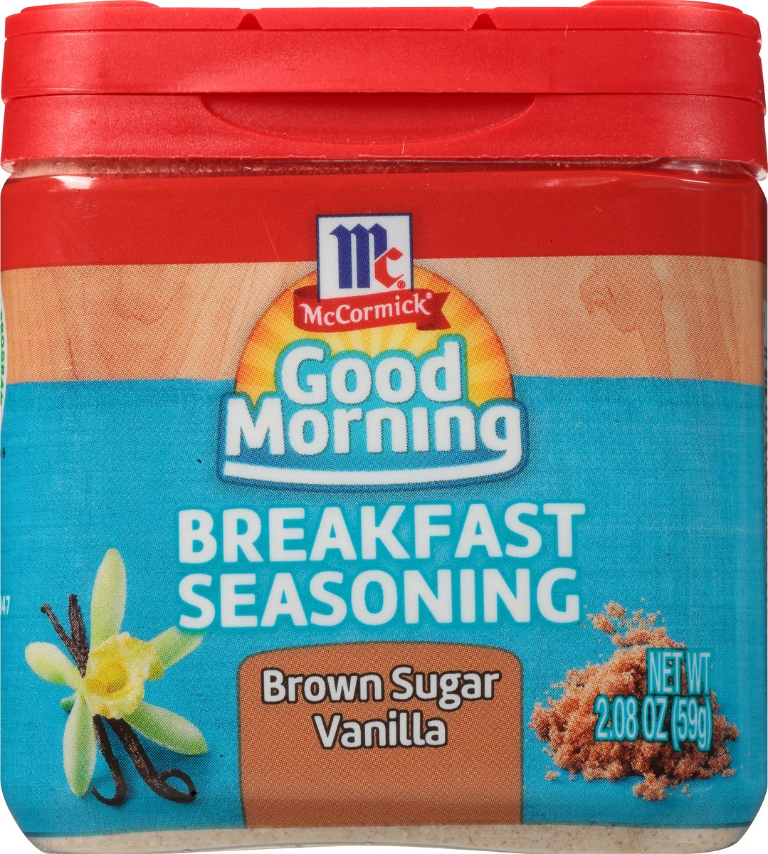 slide 1 of 10, McCormick Good Morning Brown Sugar Vanilla Breakfast Seasoning 2.08 oz. Bottle, 2.08 oz