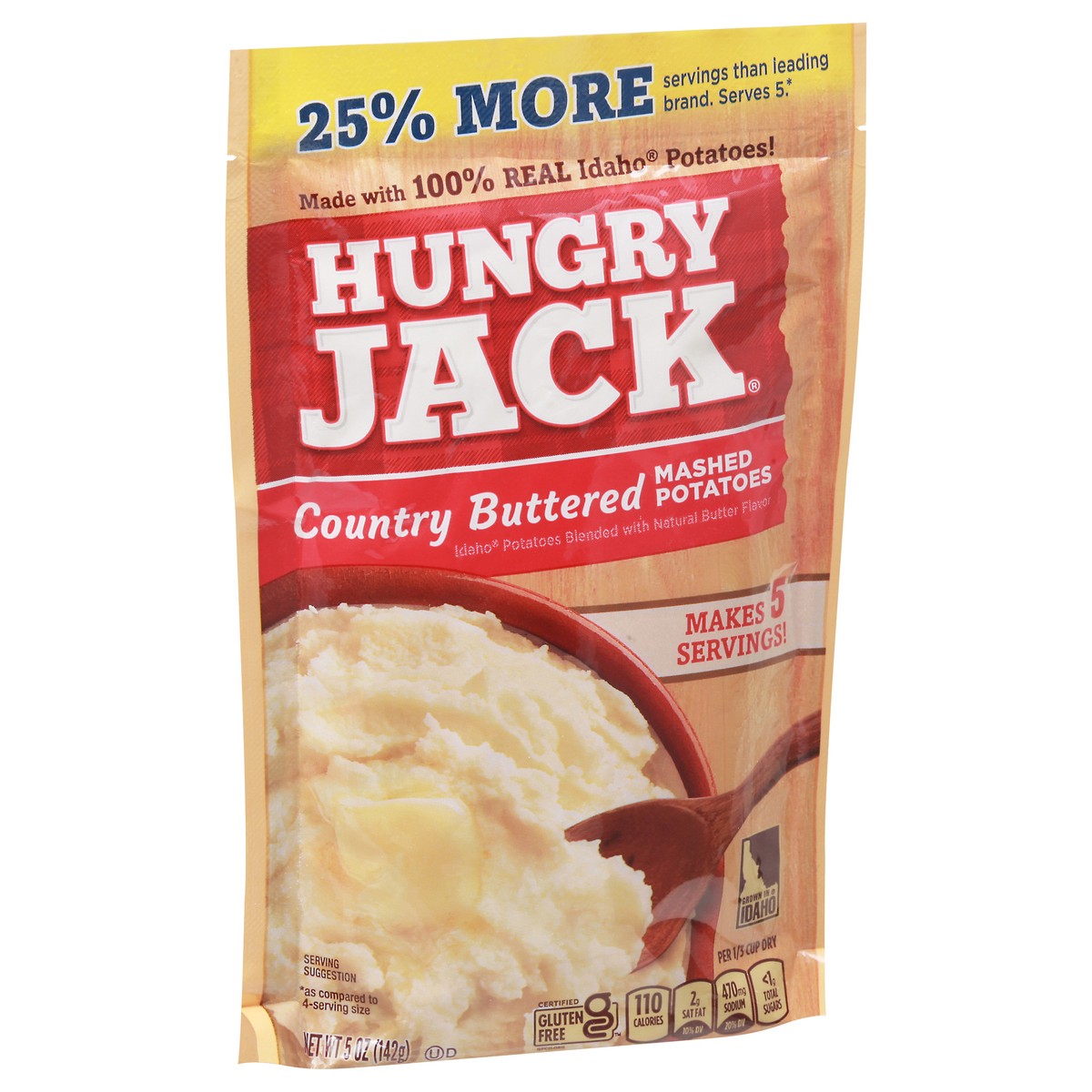 slide 5 of 9, Hungry Jack Country Buttered Mashed Potatoes 5 oz, 5 oz