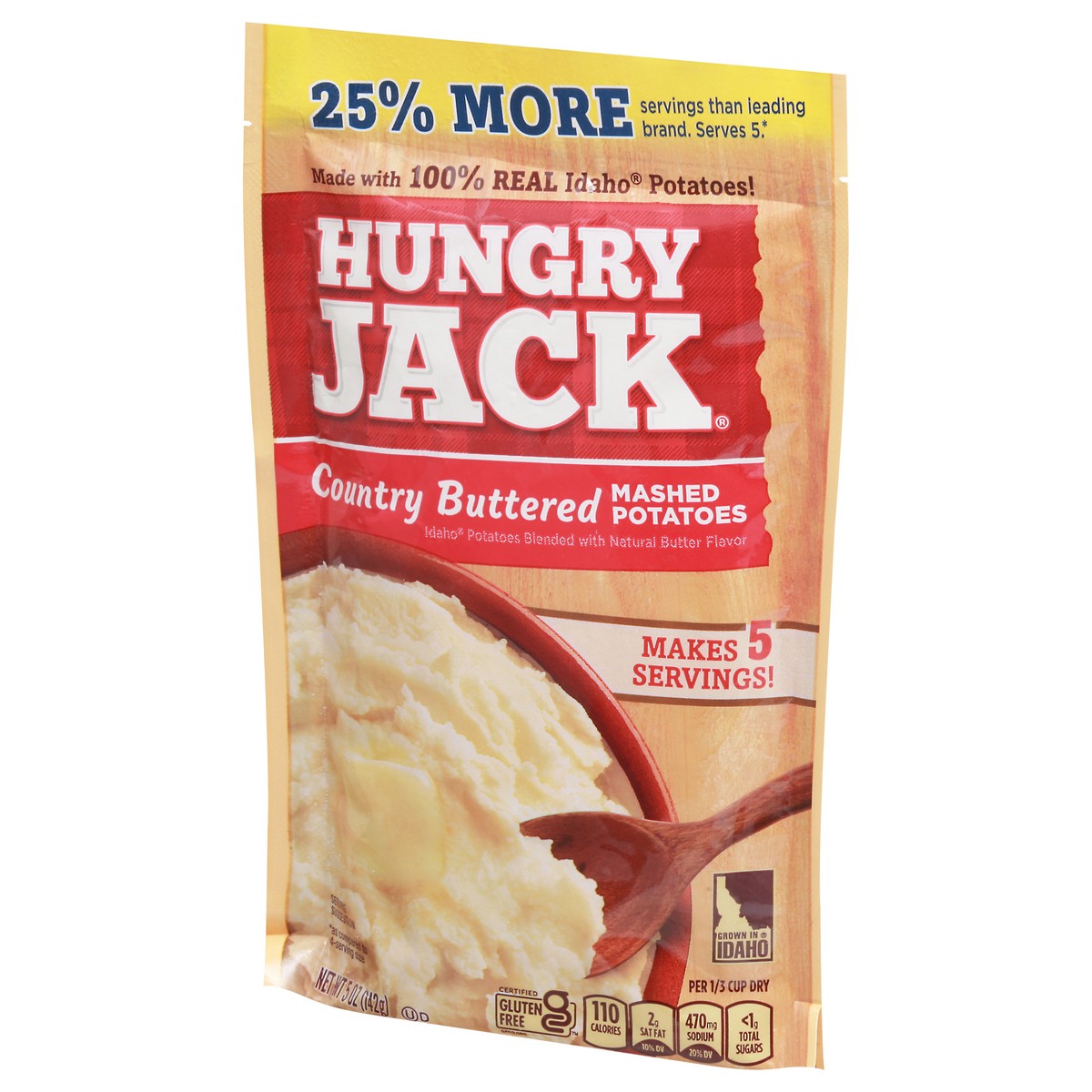 slide 8 of 9, Hungry Jack Country Buttered Mashed Potatoes 5 oz, 5 oz