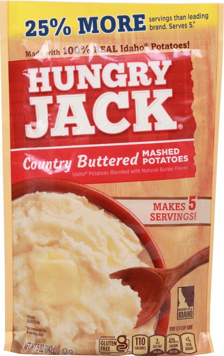 slide 2 of 9, Hungry Jack Country Buttered Mashed Potatoes 5 oz, 5 oz