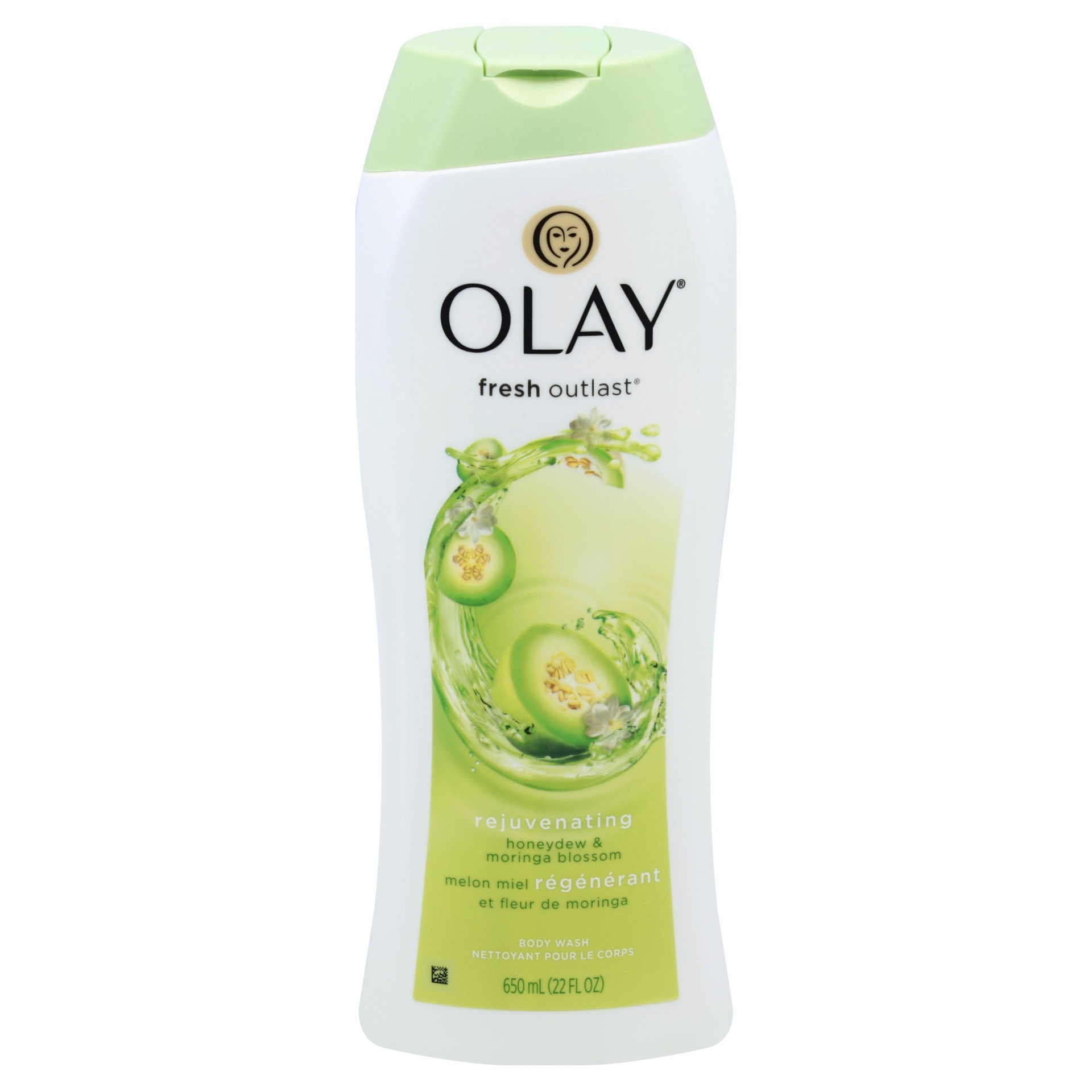 slide 1 of 3, Olay Fresh Outlast Honeydew & Moringa Body Wash, 22 oz