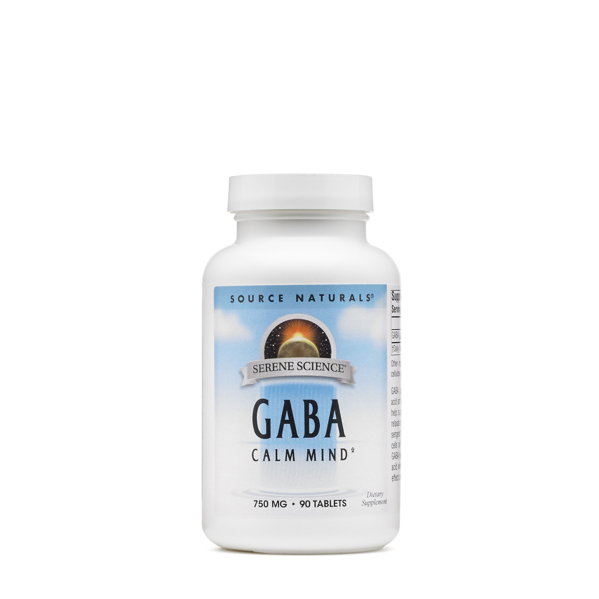 slide 1 of 1, Source Naturals GABA, 90 ct