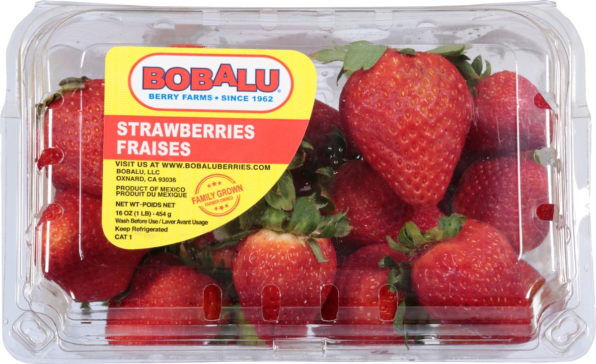 slide 10 of 12, Bobalu Strawberries 16 oz, 16 oz