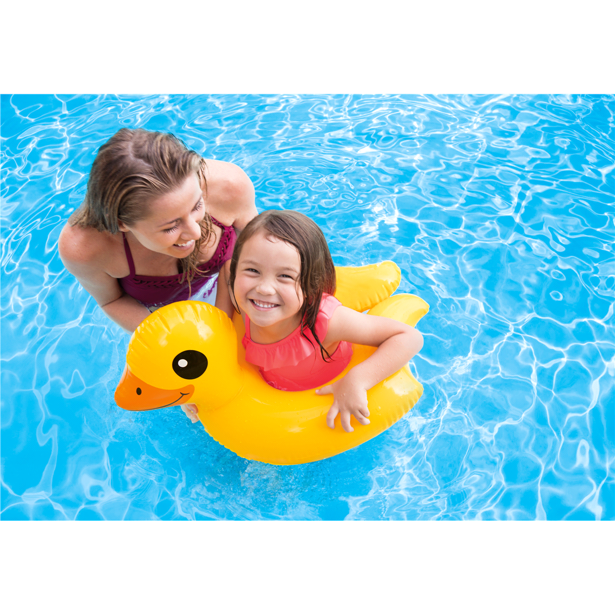slide 2 of 3, Intex Animal Split Ring Inflatable Swim Float Design May Vary, 24 in