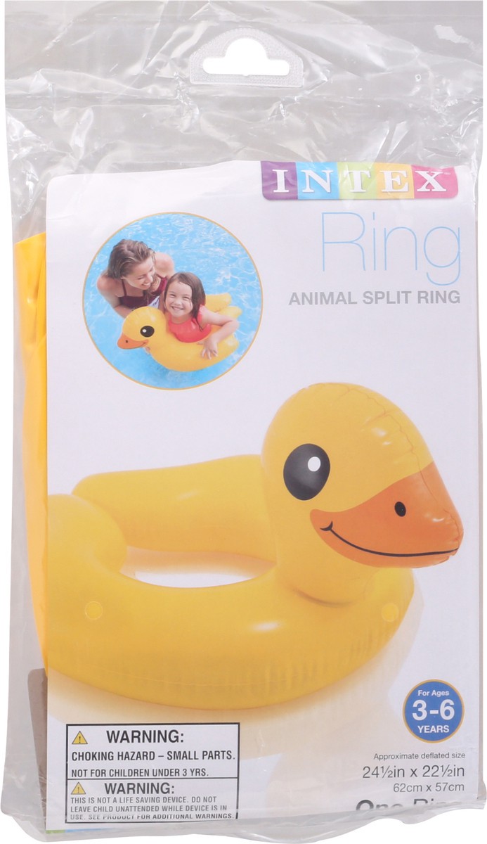 slide 6 of 9, Intex Animal Split Ring Inflatable Swim Float Design May Vary, 24 in