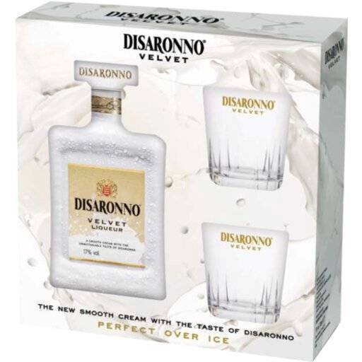 slide 1 of 1, Disaronno Velvet Cream Liqueur Gift Set, 750 ml