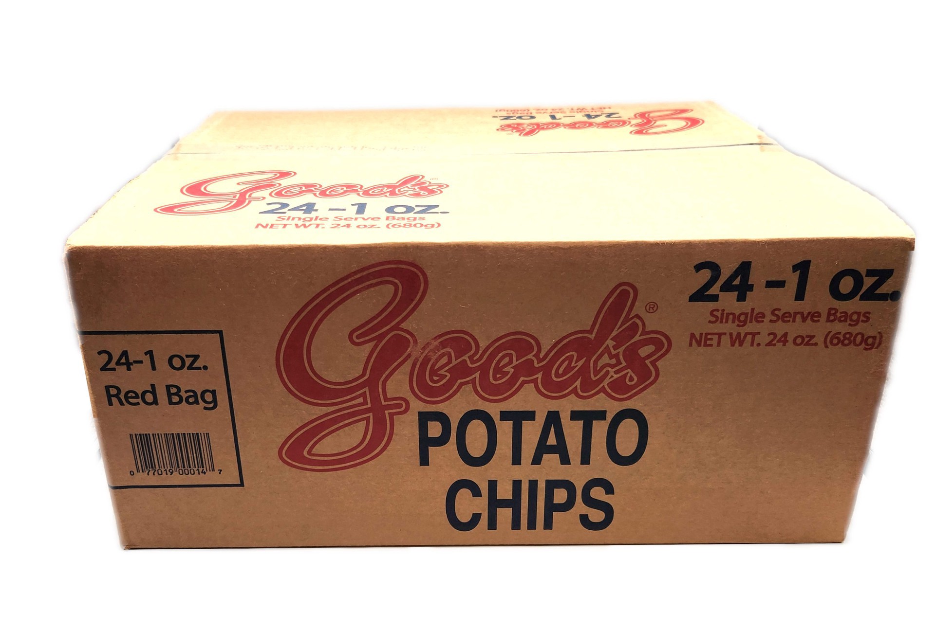 slide 1 of 1, Good's Red Bag Chips Multipack Box, 24 oz