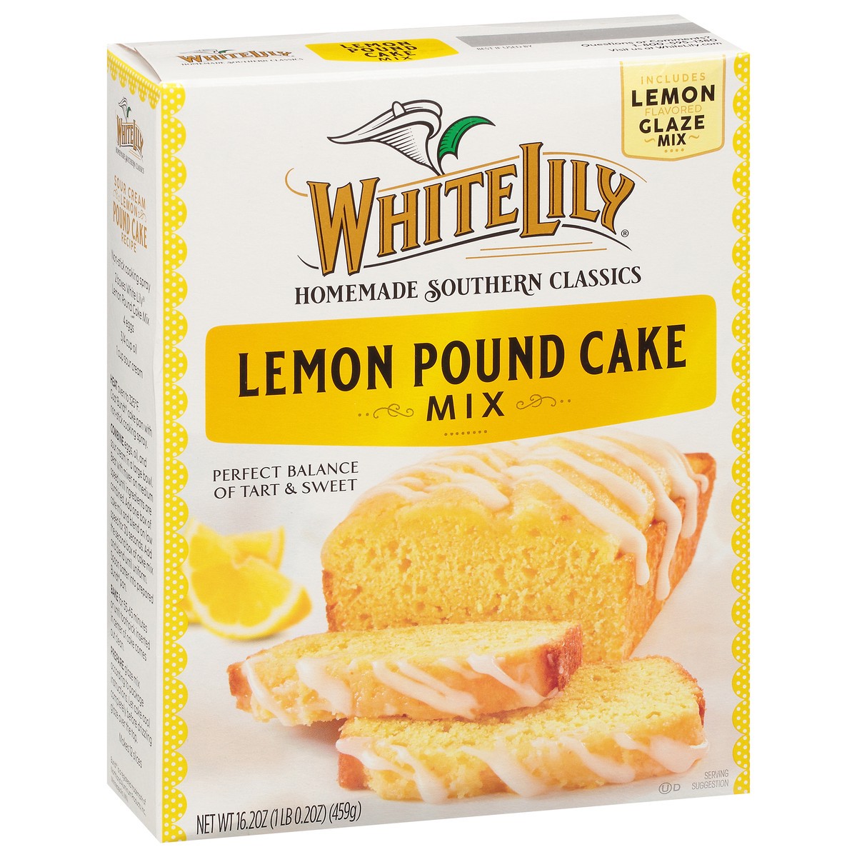 slide 9 of 9, White Lily Lemon Pound Cake Mix, 16.2 OZ Box, 16.22 oz