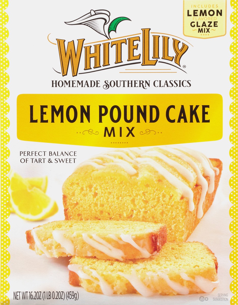 slide 7 of 9, White Lily Lemon Pound Cake Mix, 16.2 OZ Box, 16.22 oz