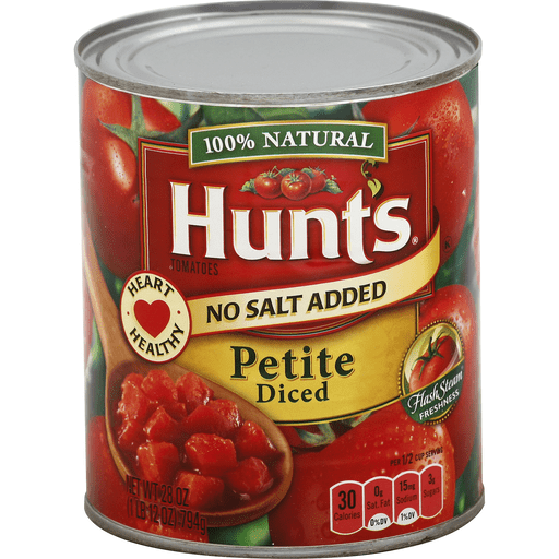 Hunt's Hunt's Tomatoes, No Salt Added Petite Diced 28 oz Shipt