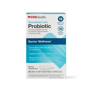 slide 1 of 1, CVS Health Senior Wellness Probiotic, 30 Ct, 30 ct