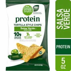 Simple Truth® Protein Salsa Verde Tortilla Chips
