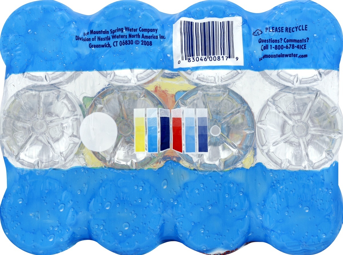 slide 4 of 6, Ice Mountain Brand 100% Natural Spring Water Mini Bottles, 12 ct; 8 fl oz