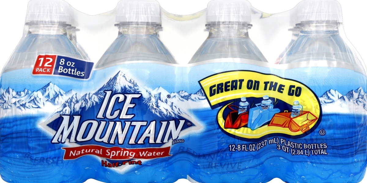 slide 6 of 6, Ice Mountain Brand 100% Natural Spring Water Mini Bottles, 12 ct; 8 fl oz