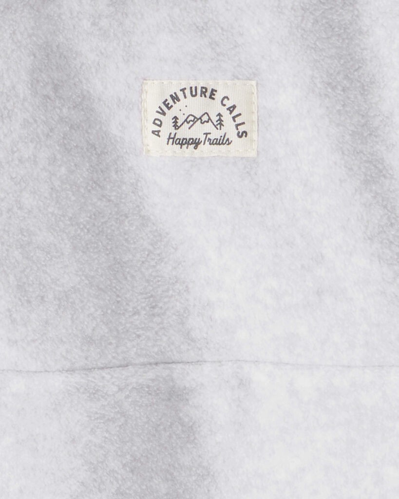 slide 2 of 3, Littleplanet Girls Recycled Microfleece Pullover Heather Grey 8, 1 ct