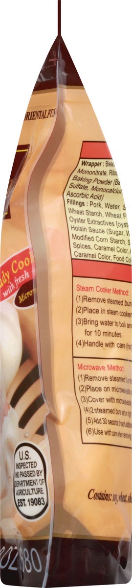 slide 3 of 7, O Tasty BBQ Ready Cooked Pork Bao 8 ea, 24 oz