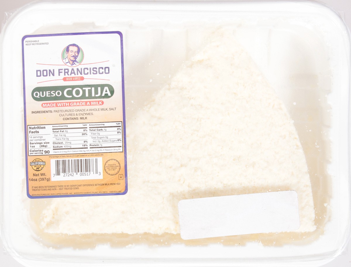 slide 6 of 11, Don Francisco's Tio Francisco Queso Cotija, 14 oz