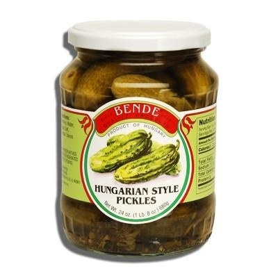 slide 1 of 1, Bende Hungarian Pickles In Jar - 24 oz, 24 oz