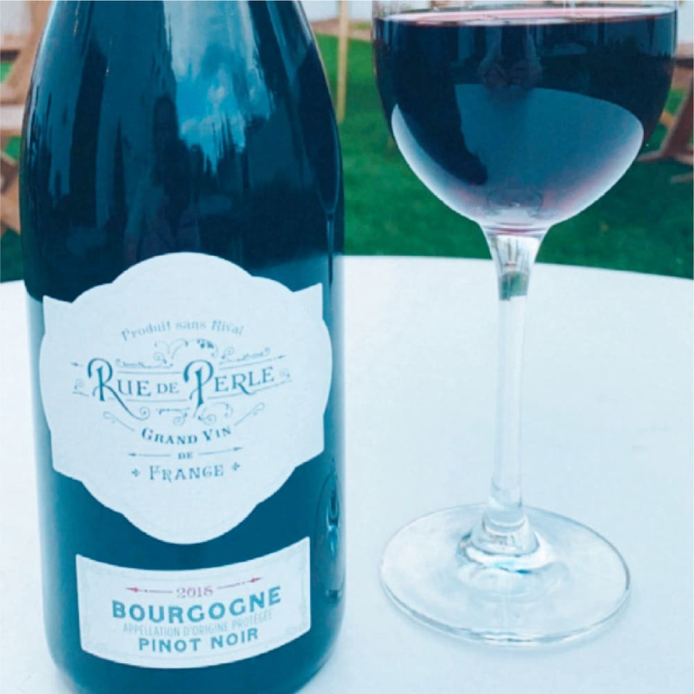 slide 2 of 6, Rue De Perle Bourgogne Pinot Noir Red Wine, 750 ml