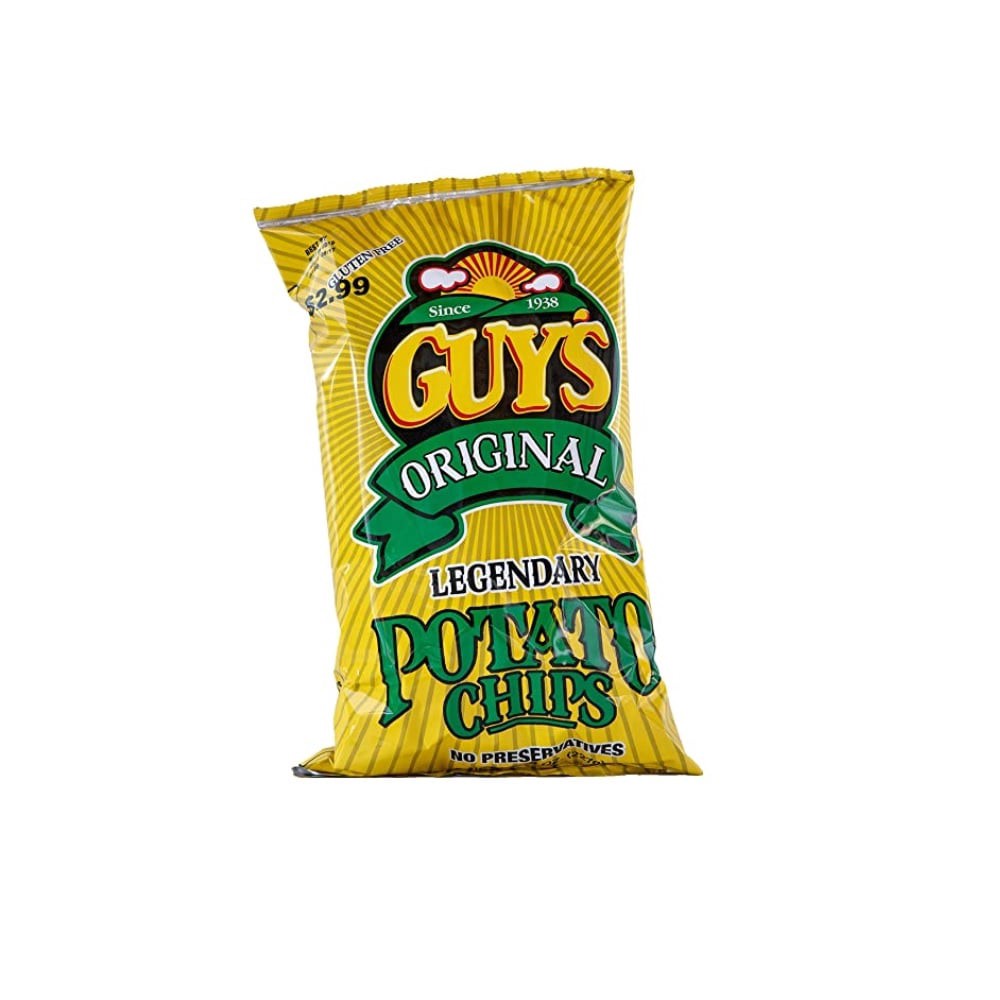 slide 1 of 1, Guy's Plain Potato Chips, 10 oz