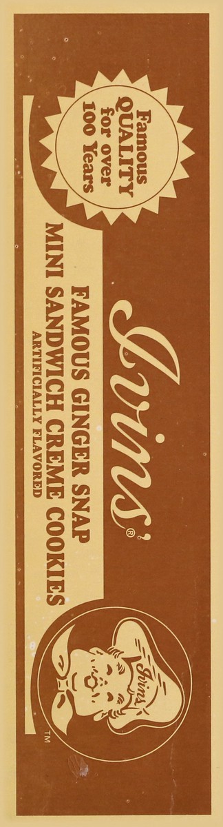 slide 13 of 13, Ivins Famous Mini Ginger Snap Sandwich Creme Cookies 10 oz, 10 oz