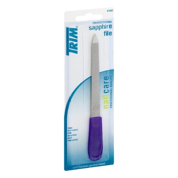 slide 1 of 1, Trim Professional Sapphire File Nail Care, 1 ct