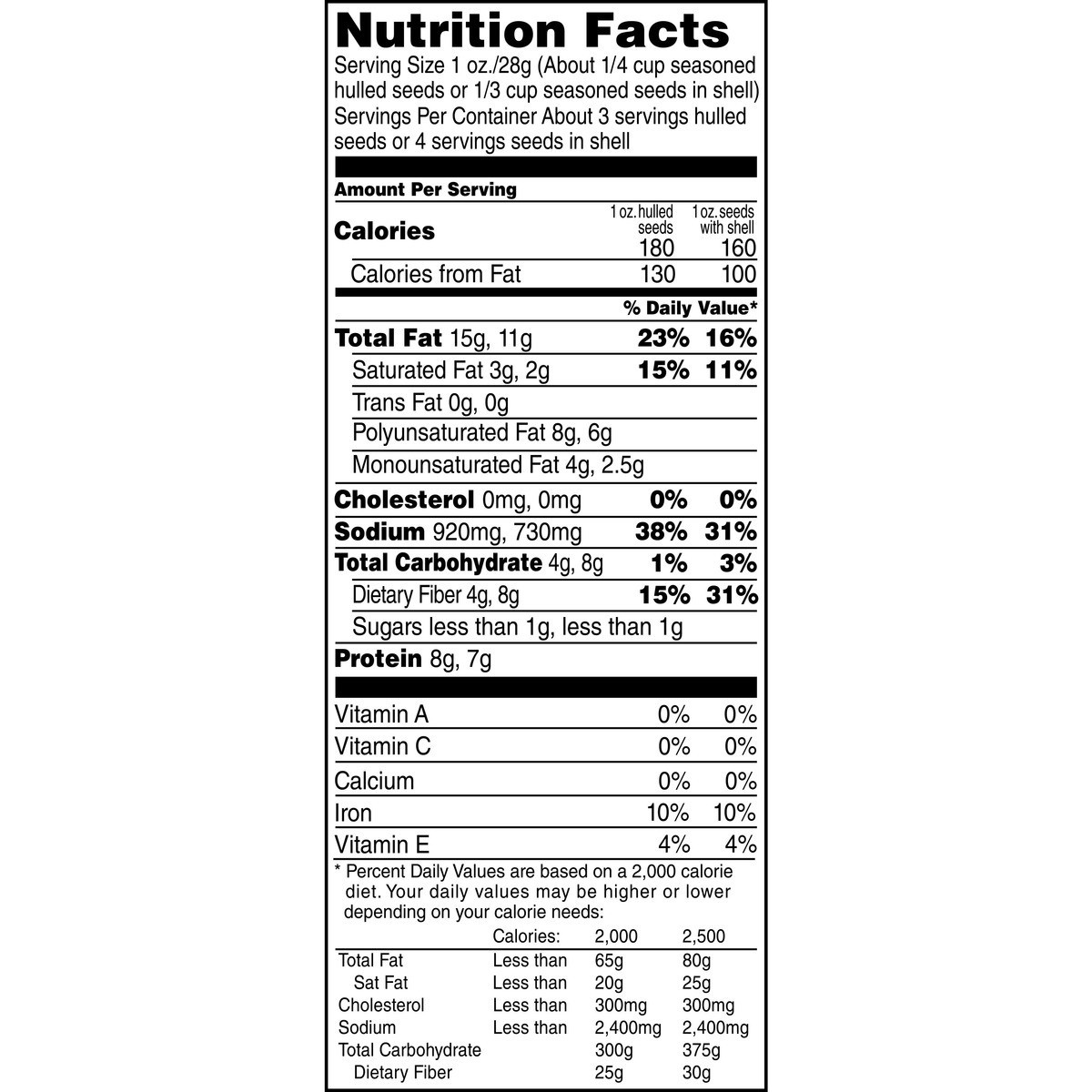 slide 2 of 5, Spitz Pumpkin Seeds, Seasoned, 4 oz