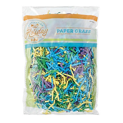 slide 1 of 1, Destination Holiday Bright Paper Grass, 1.75 oz