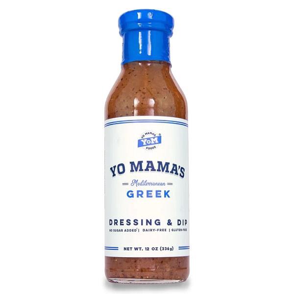 slide 1 of 1, Yo Mama's Yo Mamas Foods Dressing Greek, 12 oz