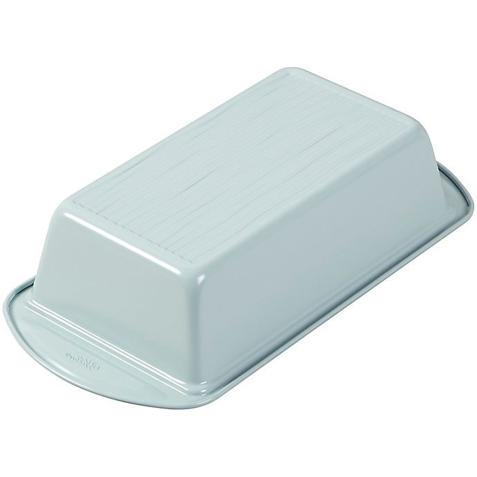 slide 3 of 5, Wilton Texturra Performance Loaf Pan - Light Blue, 9 in x 5 in