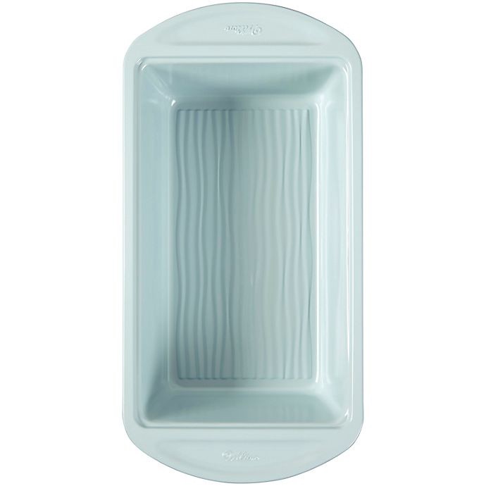 slide 4 of 5, Wilton Texturra Performance Loaf Pan - Light Blue, 9 in x 5 in