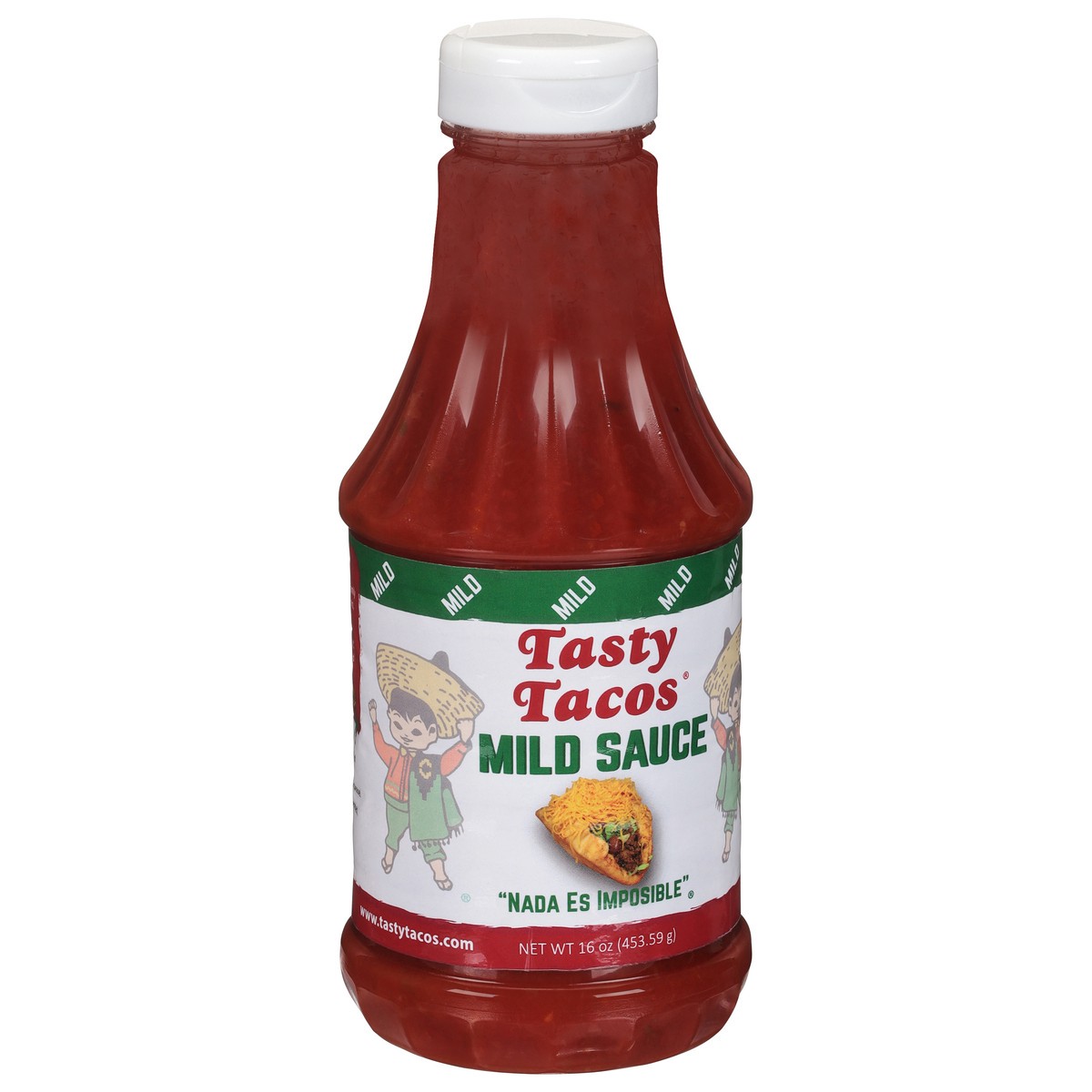 slide 3 of 9, Tasty Tacos Mild Sauce 16 oz, 16 oz