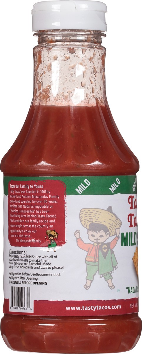 slide 4 of 9, Tasty Tacos Mild Sauce 16 oz, 16 oz
