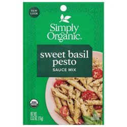 Simply Organic Sweet Basil Pesto Sauce Mix - 0.53 oz