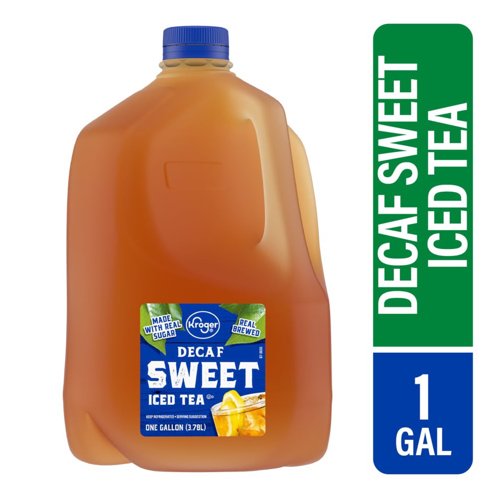 slide 1 of 1, Kroger Decaf Sweet Iced Tea - 1 gal, 1 gal