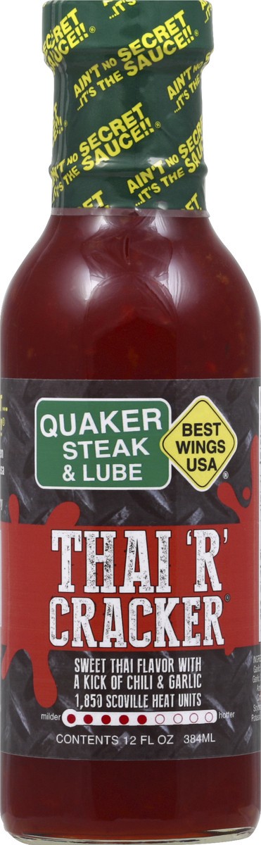 slide 2 of 2, Quaker Steak & Lube Thai'r'Cracker, 12 oz