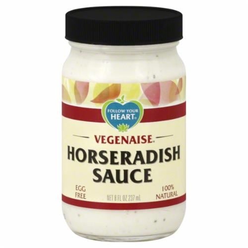 slide 1 of 1, Follow Your Heart Vegenaise Horseradish Sauce, 8 fl oz