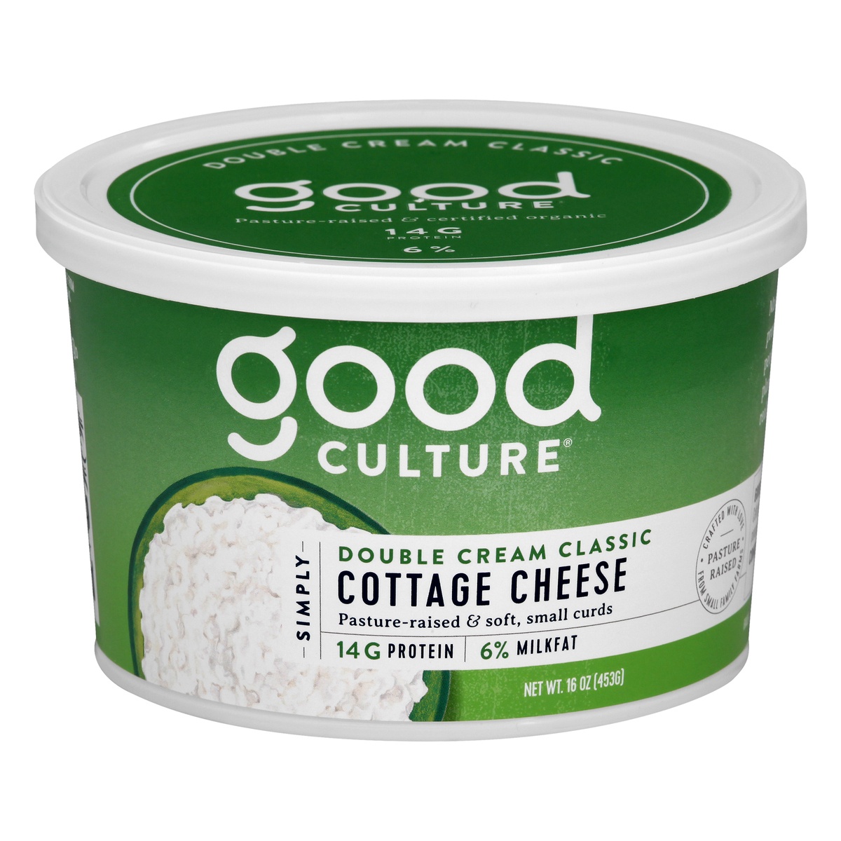 slide 1 of 1, good culture Cottage Cheese 6%, 16 oz