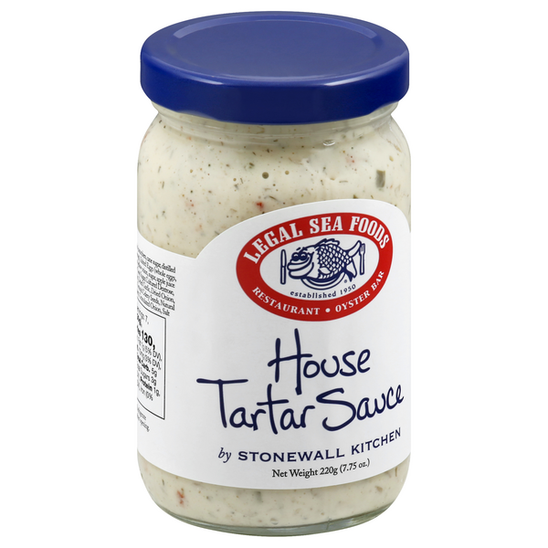 slide 1 of 1, Legal Sea Foods Tartar Sauce, House, 7.75 oz